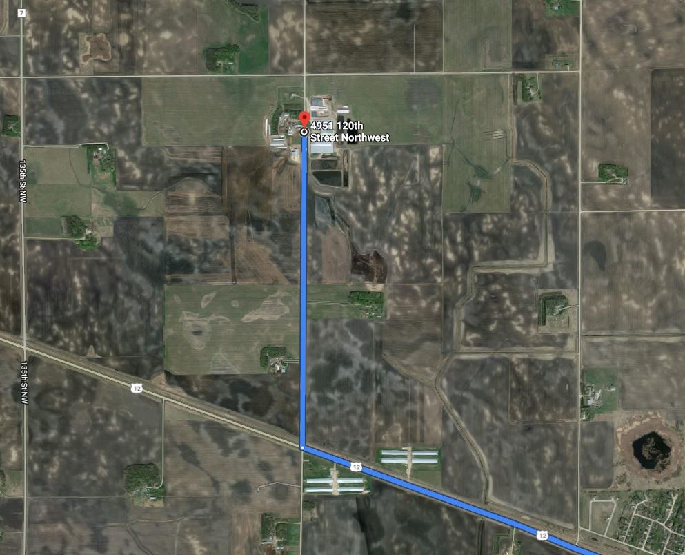 Carlson Dairy Farm Map